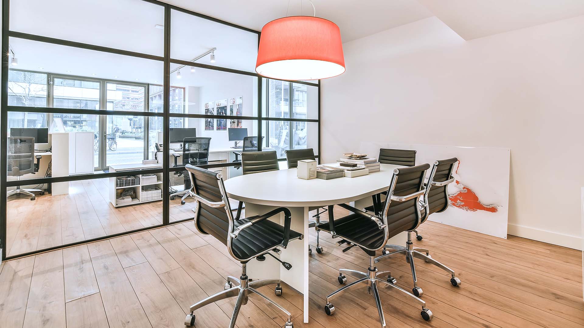 Spacious office room design