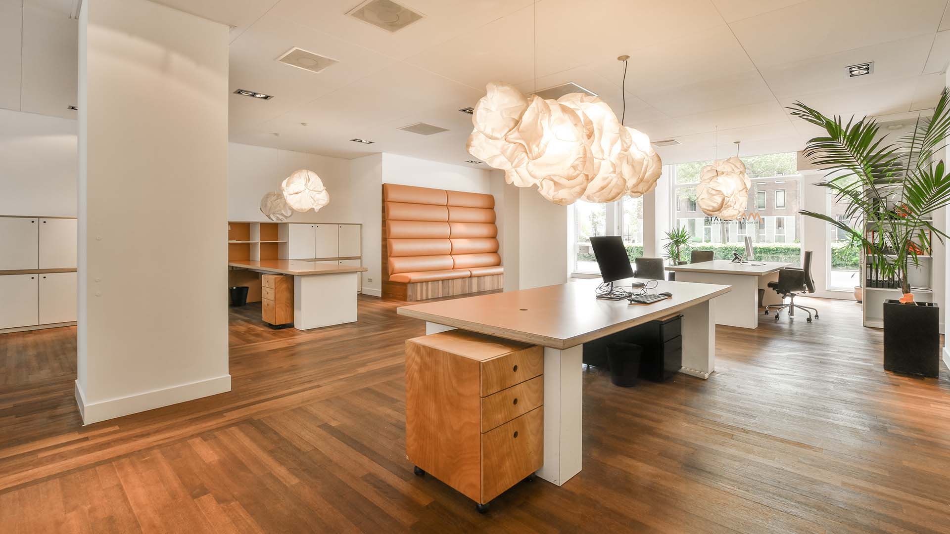Spacious room with various areas