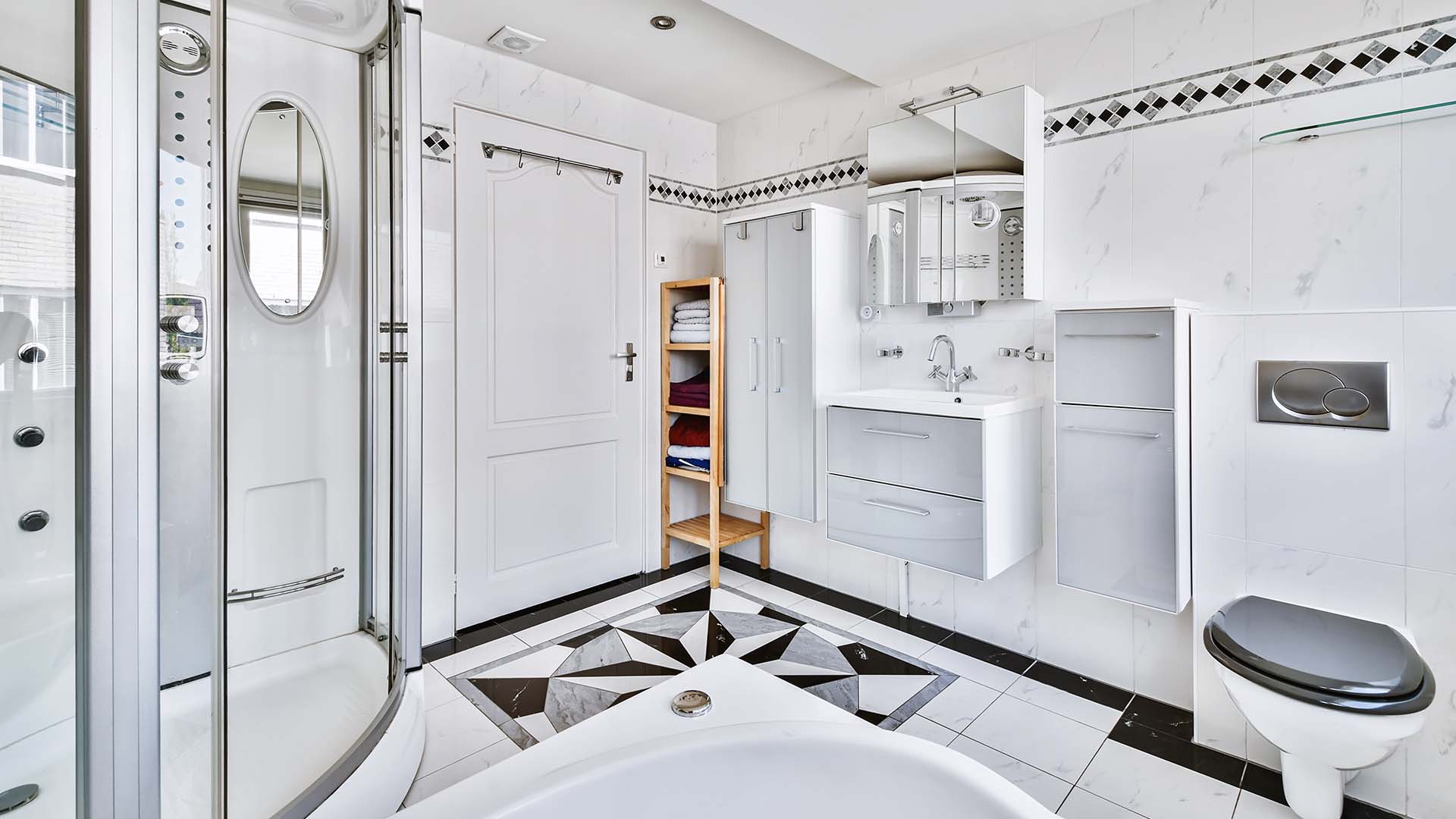 Stylish bathroom design